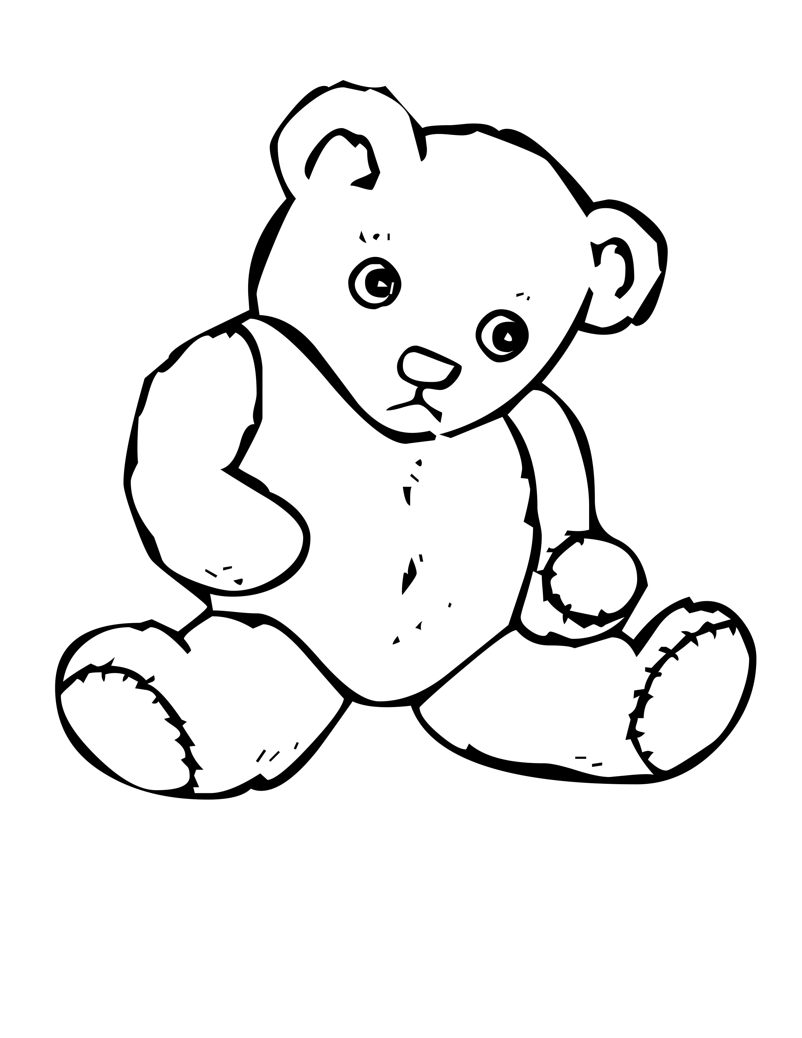 Free Bear Coloring Pages