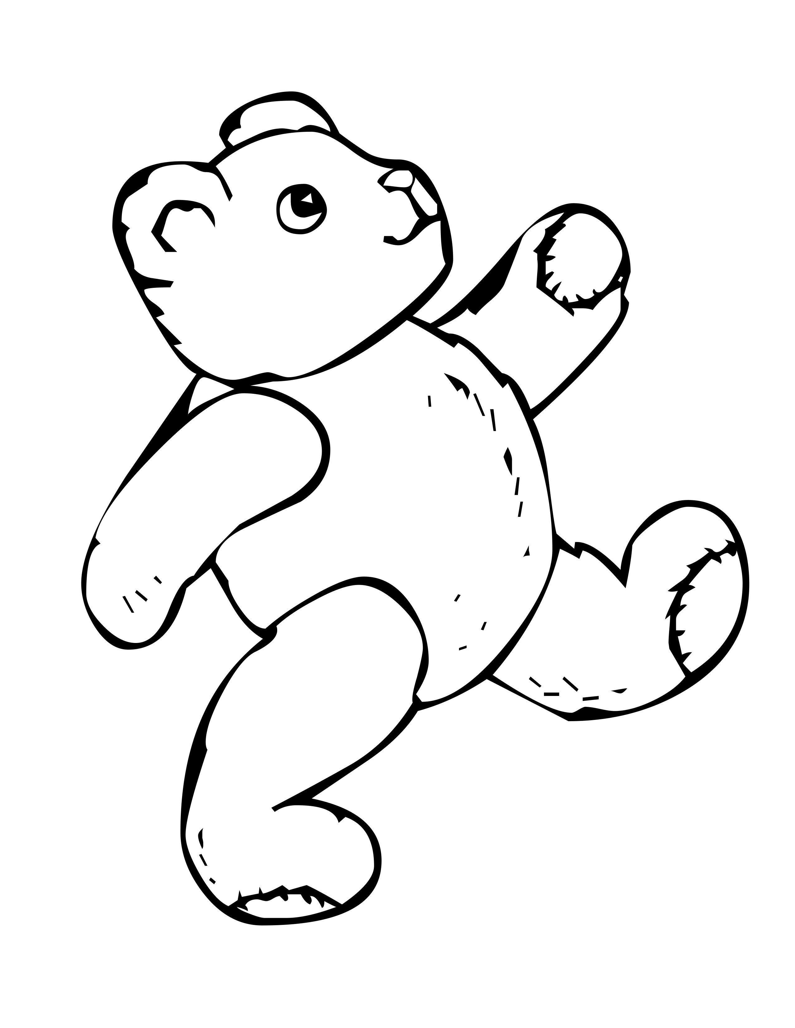 Teddy Bear Coloring Sheet Coloring Pages
